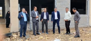 بازدید میدانی رییس دانشگاه ملی مهارت استان فارس از پروژه در حال ساخت آموزشکده ملی مهارت دختران شیراز